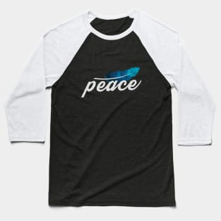 Peace Dove Feather Baseball T-Shirt